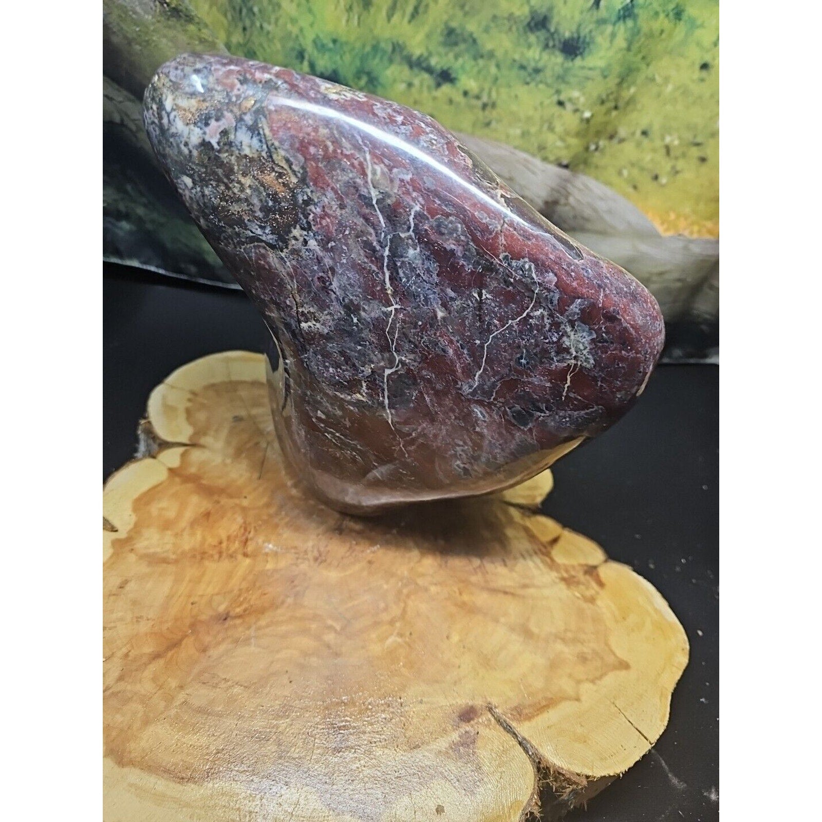 Chicken Blood Stone Quartz Crystal Mineral Specimen — 16.6 lbs, Vitality & Energy Stone | CrystalCloud Company