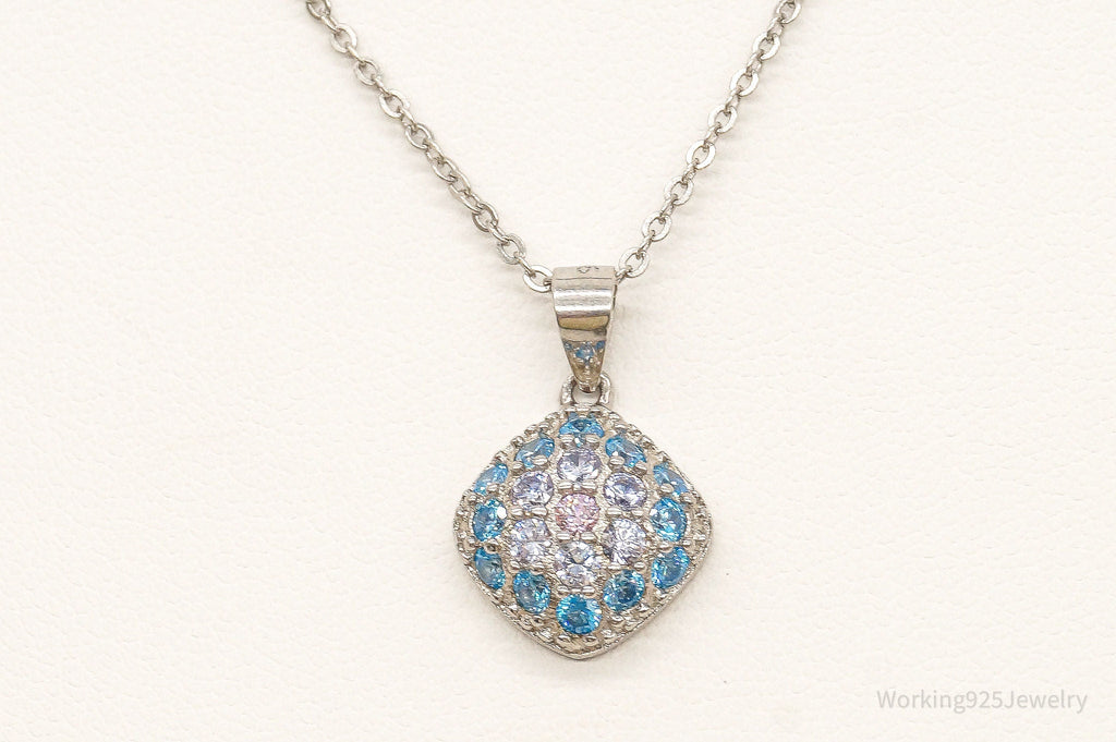 Designer Ryze Cubic Zirconia Sterling Silver Necklace | Jewelry > Necklaces > Pendants | Wiccan Center