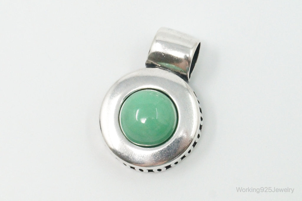 Vintage Designer Carolyn Pollack Relios Turquoise Sterling Silver Pendant | Jewelry > Necklaces > Pendants | Wiccan Center