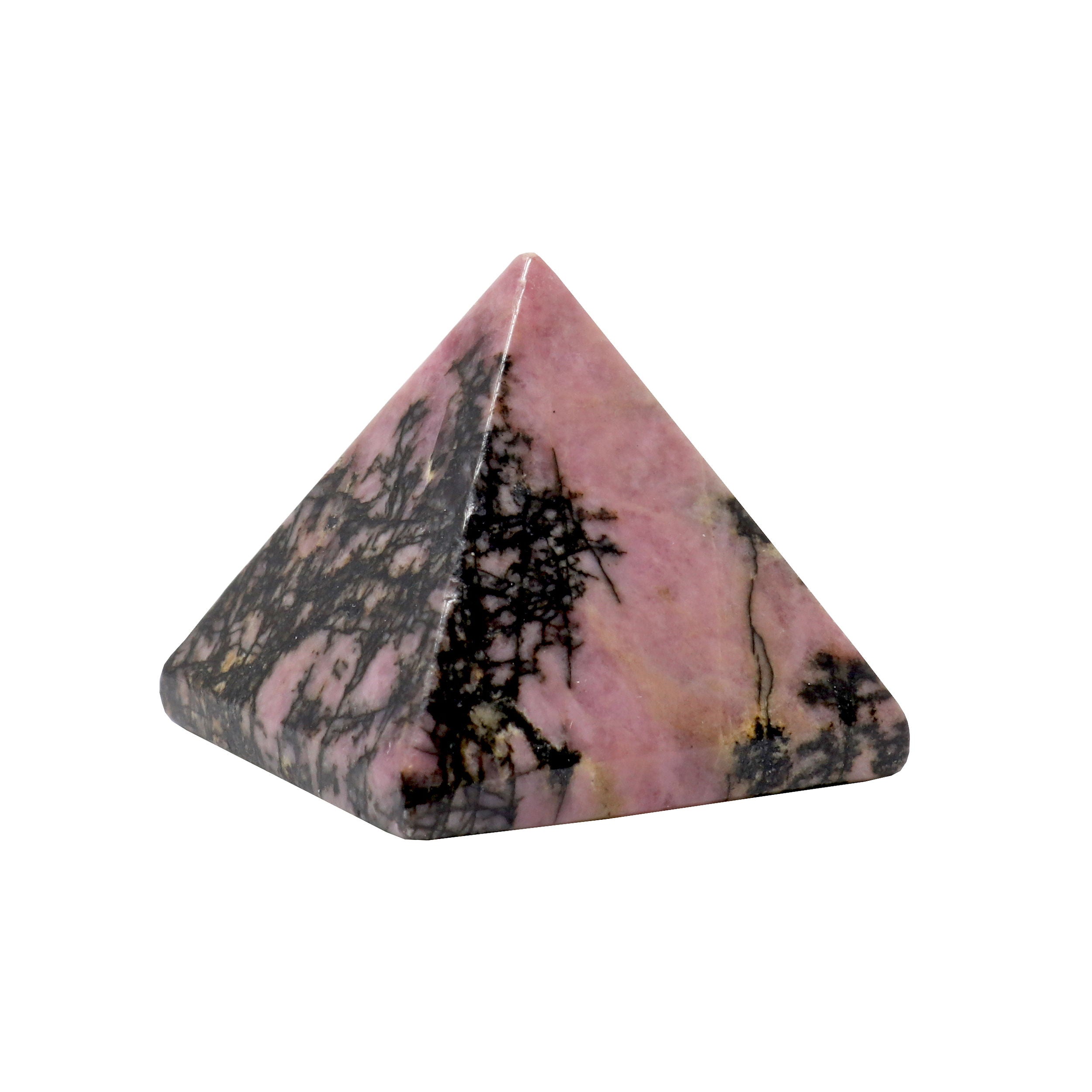 Rhodonite Pyramid 1" | Crystals & Minerals > Figurines | Wiccan Center