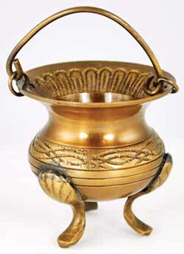 Celtic Knot Brass Cauldron | Ritual | Wiccan Center