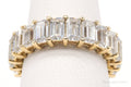 Vintage Cubic Zirconia Gold Vermeil Sterling Silver Band Ring - Size 7 | Jewelry > Rings | Wiccan Center