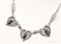 Vintage Designer Sorrento Hematite Filigree Hearts Sterling Silver Necklace | Jewelry > Necklaces > Pendants | Wiccan Center