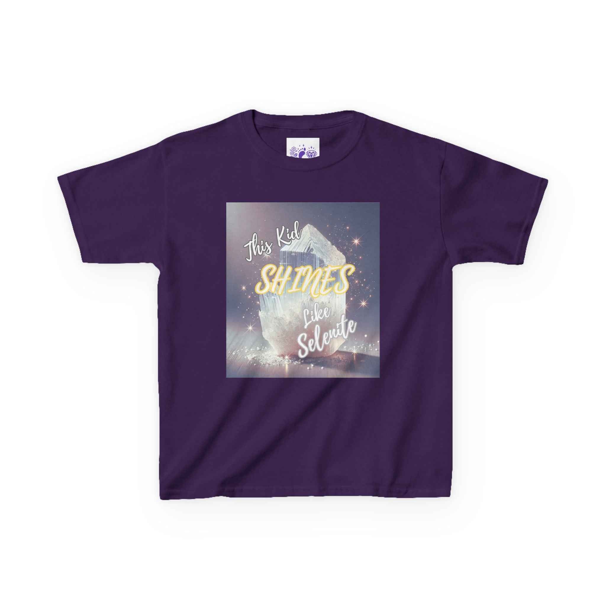 Kids TShirt 'This Kid Shines Like Selenite' | Kids clothes | Wiccan Center