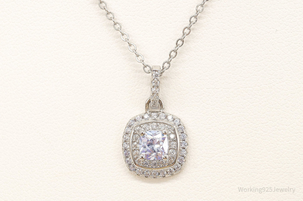 Designer Ryze Cubic Zirconia Sterling Silver Necklace | Jewelry > Necklaces > Pendants | Wiccan Center