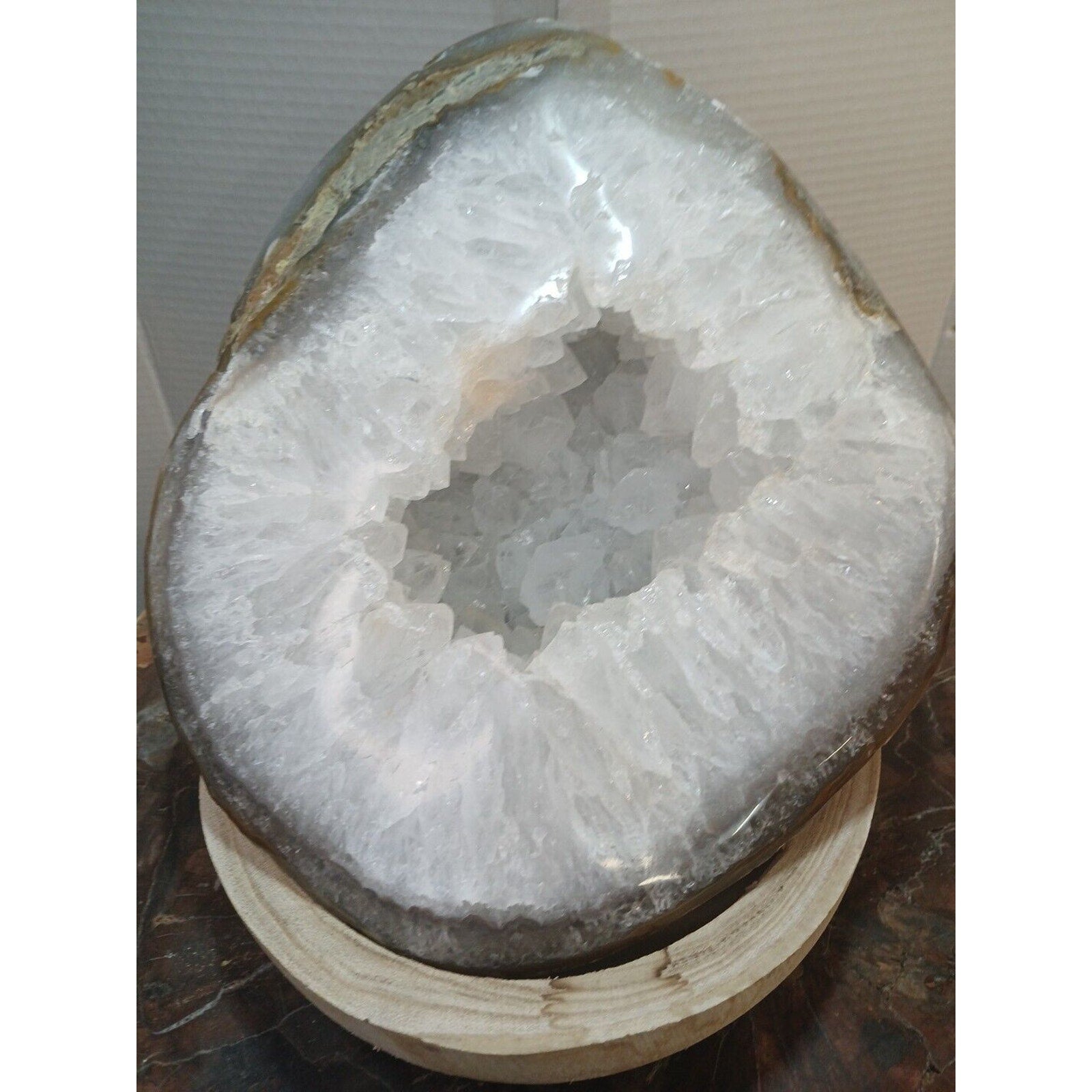 Large Natural Madagascar Agate Geode — 19.3 lbs, Museum-Quality Quartz Specimen | CrystalCloud Company | Geodes & Clusters | Wiccan Center