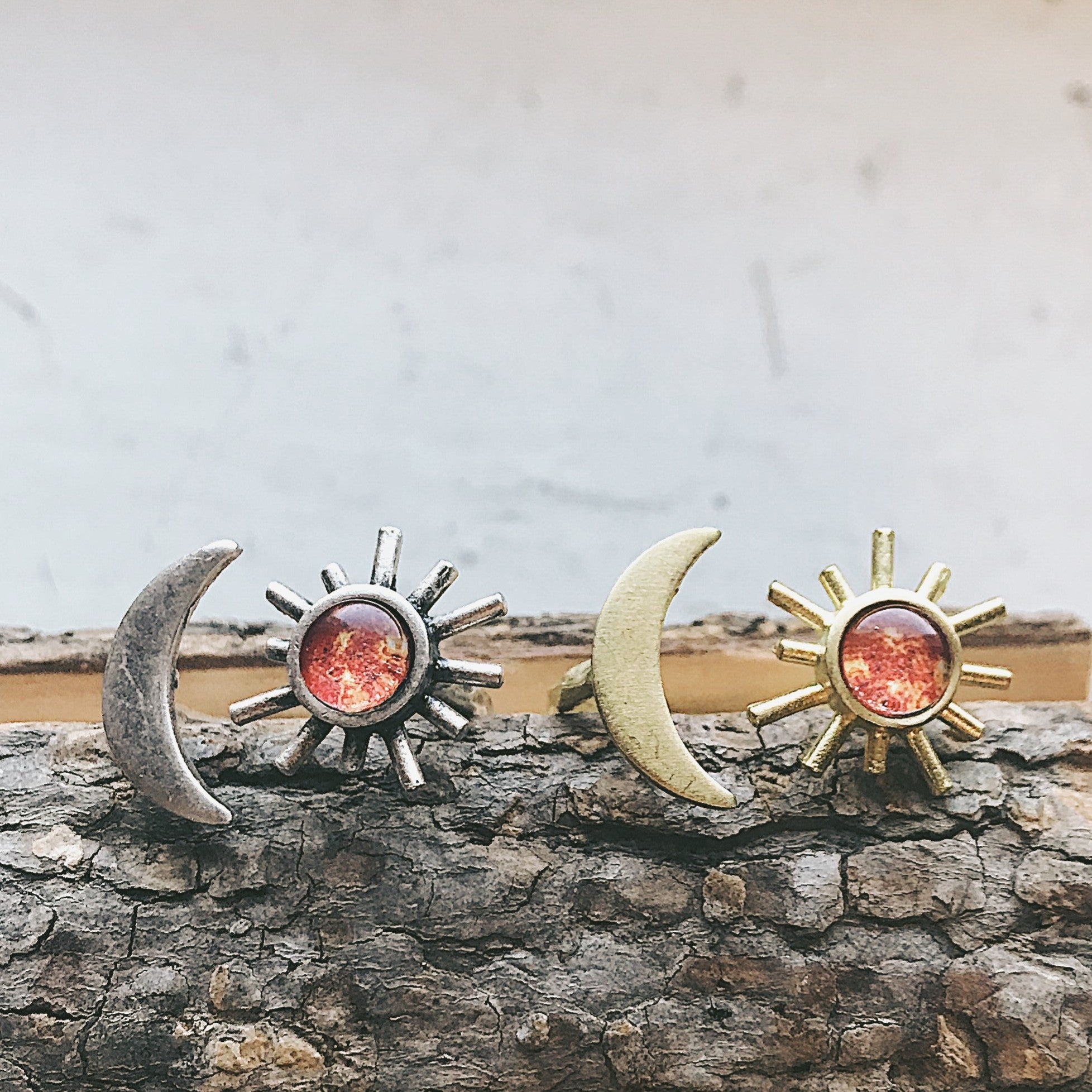 Sun and Moon Sculptural Statement Ring | Ring | Wiccan Center