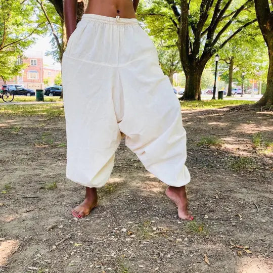 Handmade Cotton Unisex Harem Yoga Pants | Apparel | Wiccan Center