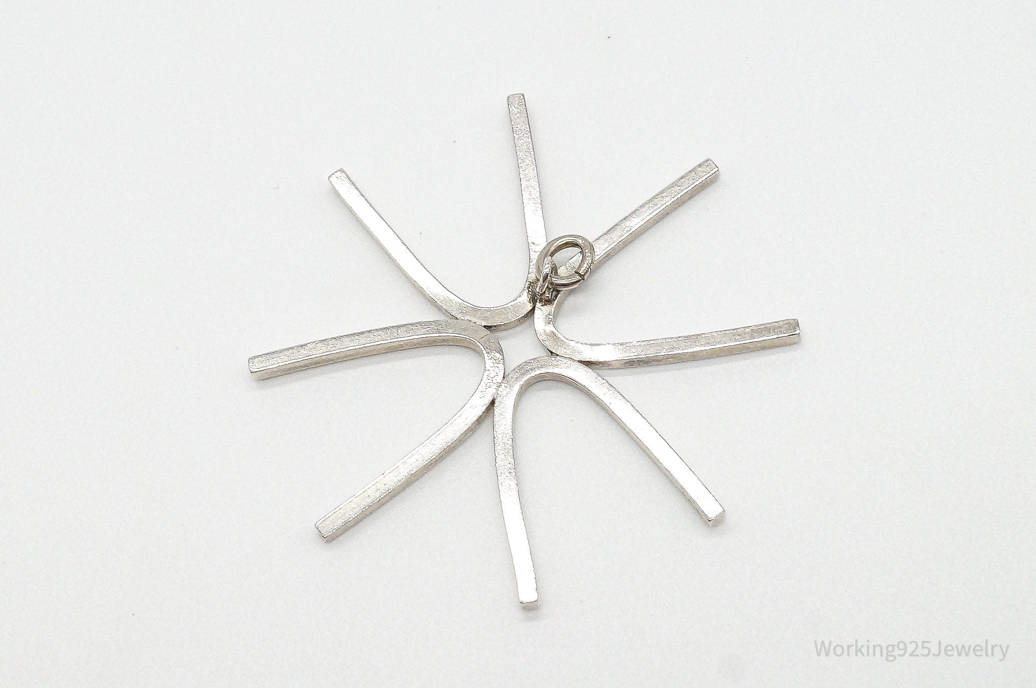 Large Vintage Modernist Sterling Silver Pendant | Jewelry > Necklaces > Pendants | Wiccan Center