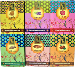 Zed Black Backflow Dhoop Cones | INCENSE AND CANDLES | Wiccan Center