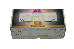Fleur de Vie Chakra Energy Tin Candle Set of 2 | INCENSE AND CANDLES | Wiccan Center