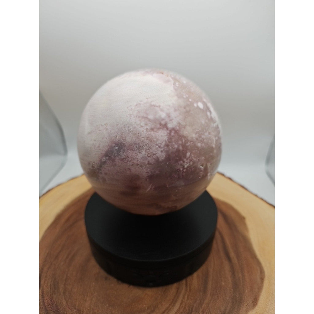 6.55lbs Natural Cherry Blossom Agate Sphere Quartz Crystal Ball | Crystal Spheres & Eggs | Wiccan Center