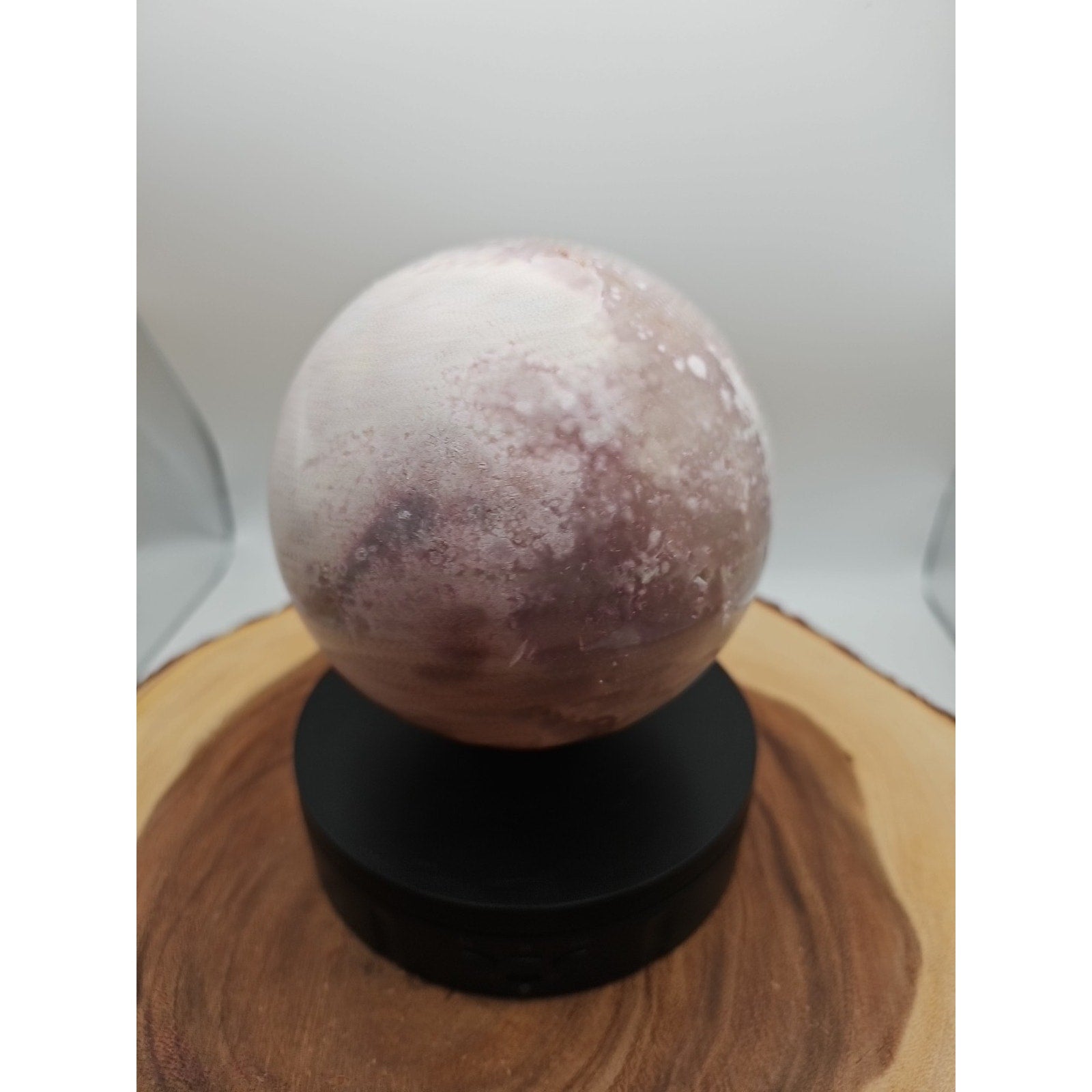 6.55lbs Natural Cherry Blossom Agate Sphere Quartz Crystal Ball | Crystal Spheres & Eggs | Wiccan Center