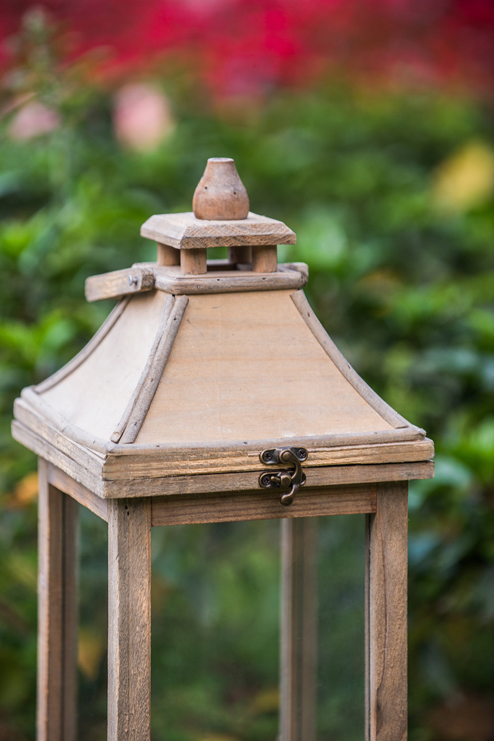 Wooden Candle Lantern Decorative, Hurricane Lantern Holder | Lanterns | Wiccan Center