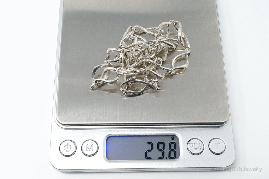Vintage Modernist Sterling Silver Necklace | Jewelry > Necklaces > Pendants | Wiccan Center
