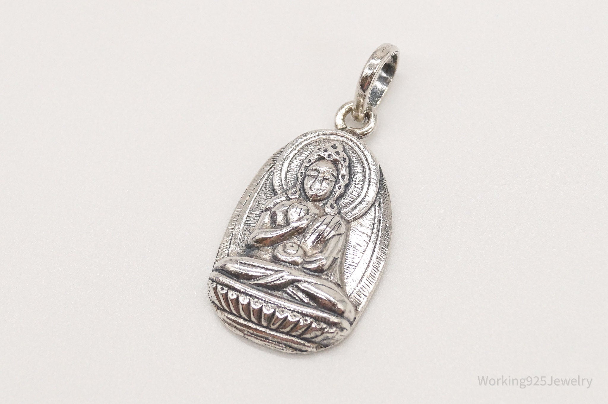 Vintage Hindu Sterling Silver Necklace Pendant | Jewelry > Necklaces > Pendants | Wiccan Center