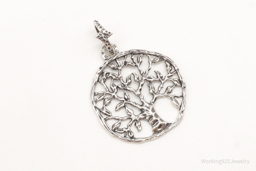 Vintage Tree Openwork Sterling Silver Pendant | Jewelry > Necklaces > Pendants | Wiccan Center
