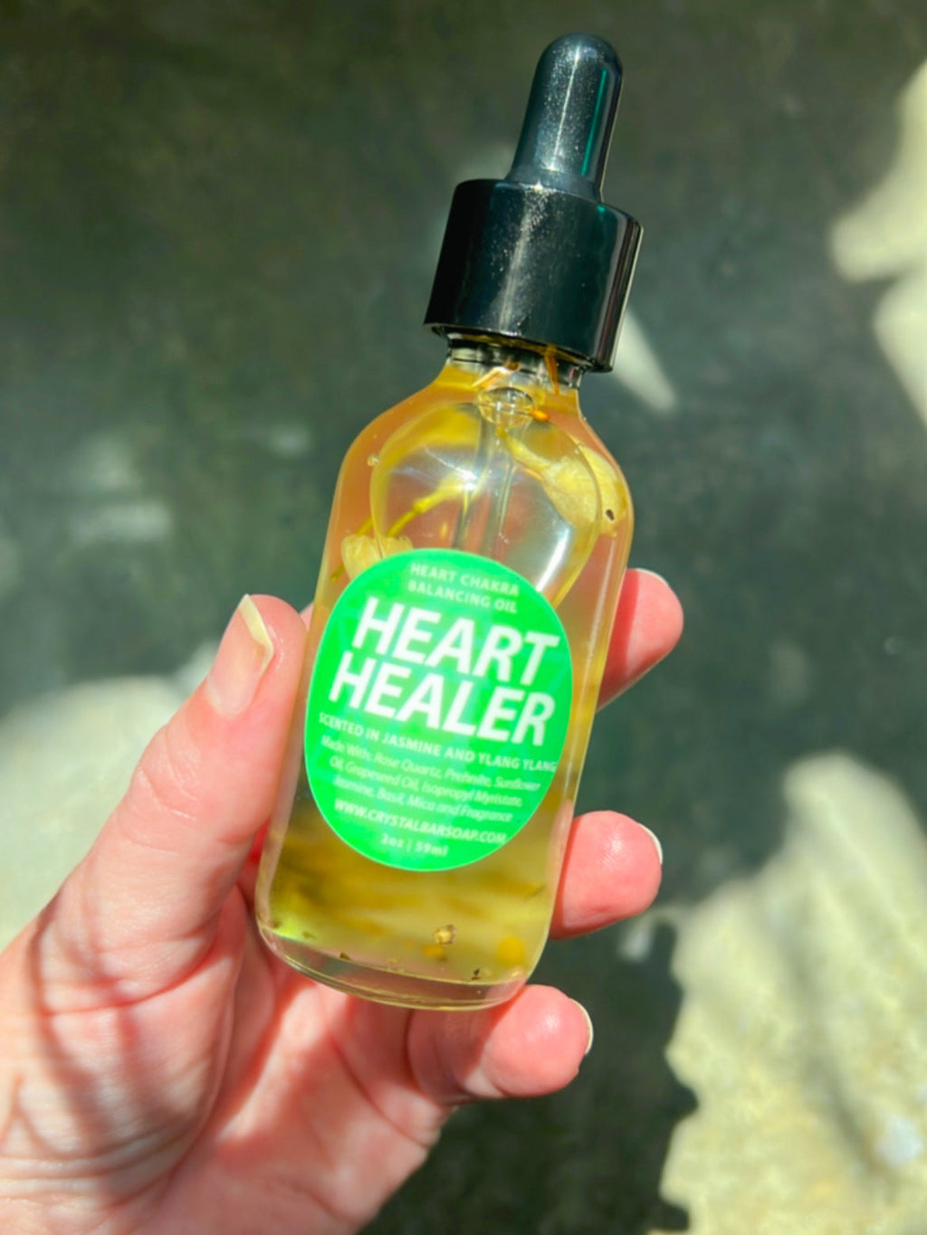 HEART HEALER (HEART CHAKRA BALANCING OIL) | BODY OIL | Wiccan Center