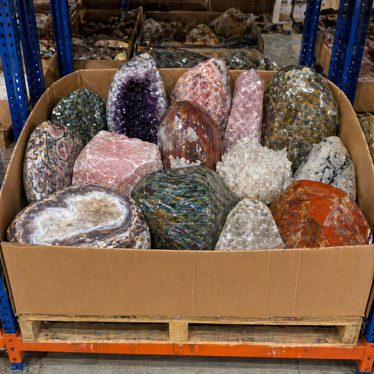 50 LB Large Crystal Specimens – Bulk Wholesale Lot