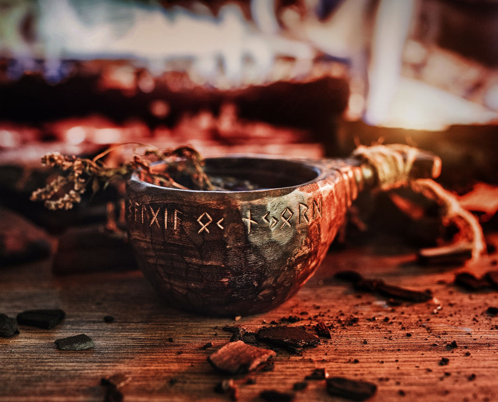 Kuksa Cup – Hand-Carved Scandinavian Bushcraft Mug | Kitchen & Dining | Wiccan Center