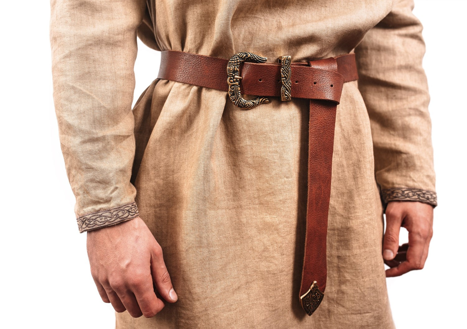 Linen Viking Tunic – Medieval Reenactment Shirt