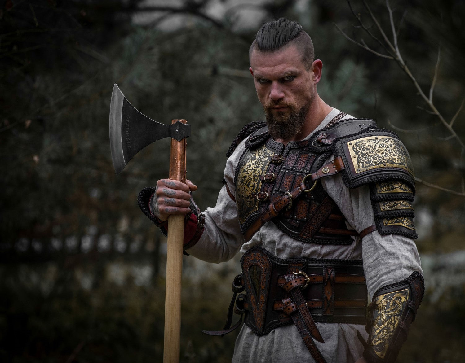 Viking Broad Axe – 5-Foot Long Axe Replica | Armory | Wiccan Center