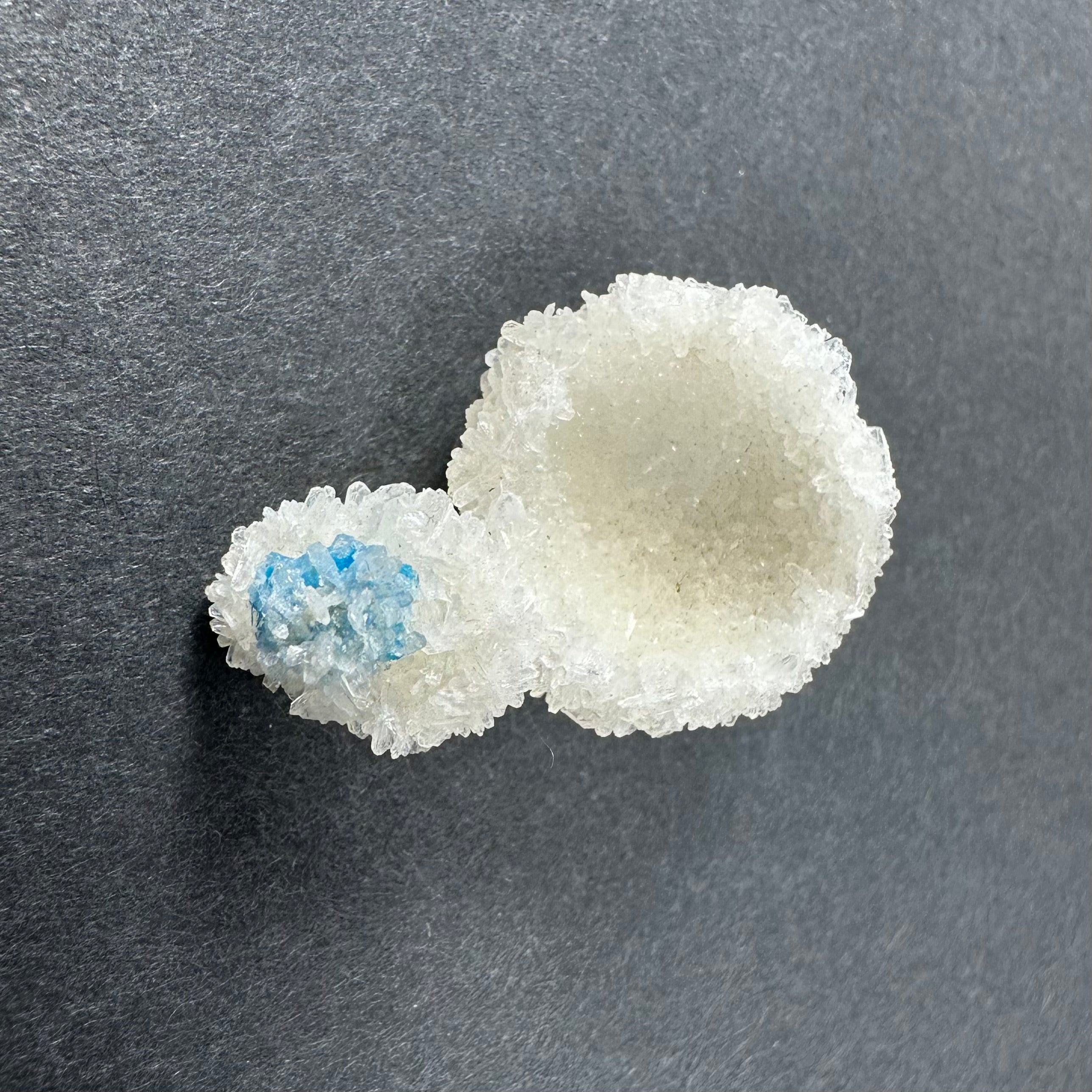 Cavansite Ball 'Floaters' on Stilbite SM from Maharashtra, Pune, India | Minerals | Wiccan Center
