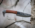 Viking Raven Knife – 5.5" Carbon Steel Blade | Knife | Wiccan Center
