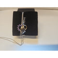 Amethyst Heart Pendant Necklace — 18-inch Sterling Silver Chain | CrystalCloud Company