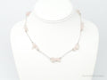 Vintage Rose Quartz Bead Sterling Silver Necklace | Jewelry > Necklaces > Pendants | Wiccan Center