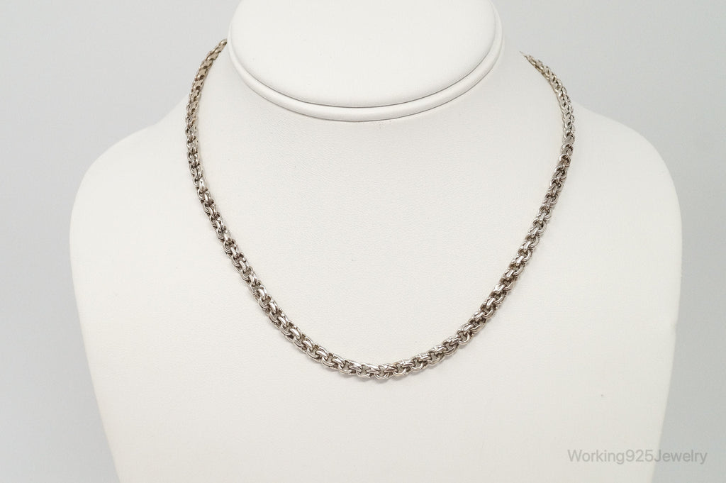 Vintage Mexico Modernist Designer SAUL Sterling Silver Chain Necklace | Jewelry > Necklaces > Pendants | Wiccan Center
