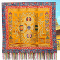 Handmade Embroidery Tablecloths Temples Buddhist Halls Homes Sacrificial Worshiping Buddha Decorative Tablecloths Door Curtain