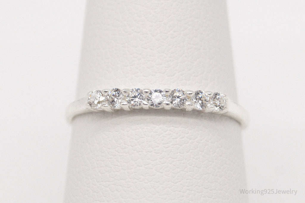 Vintage STE BEE Cubic Zirconia Sterling Silver Ring - Size 7.5 | Jewelry > Rings | Wiccan Center