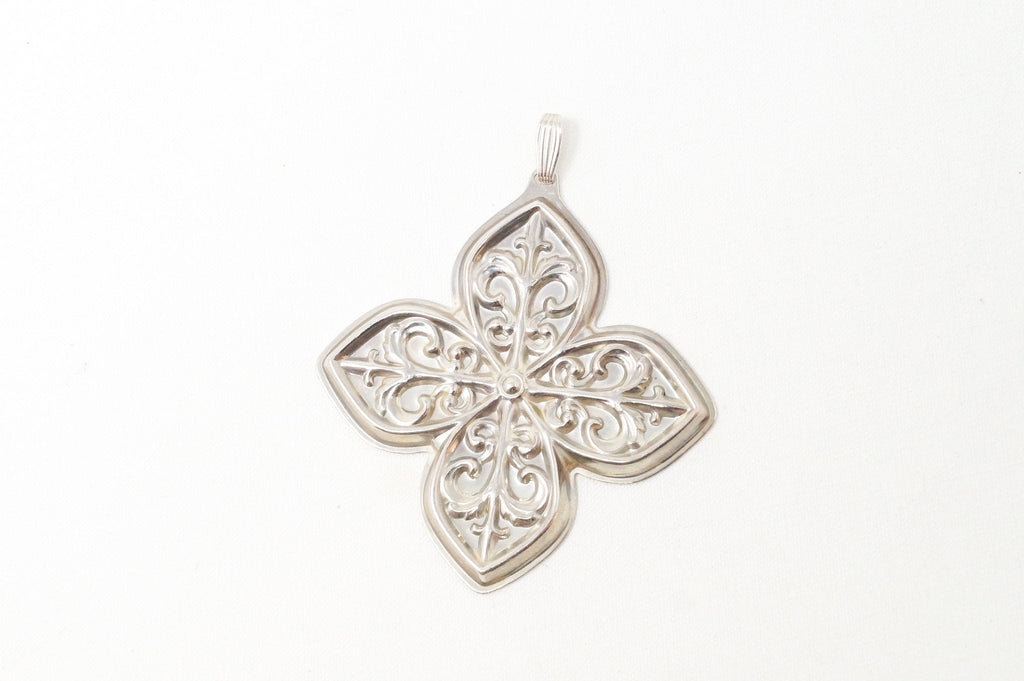 Beautiful Antique Designer Reed & Barton Repousse Sterling Silver Pendant | Jewelry > Necklaces > Pendants | Wiccan Center