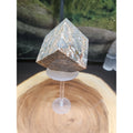 1.87LB 1Pcs Natural Ocean Jasper Onyx Quartz Crystal Geode Square Heptahedron | Geodes & Clusters | Wiccan Center