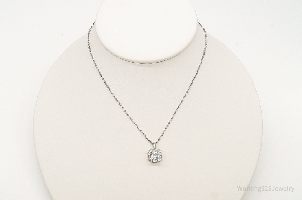 Designer Ryze Cubic Zirconia Sterling Silver Necklace | Jewelry > Necklaces > Pendants | Wiccan Center