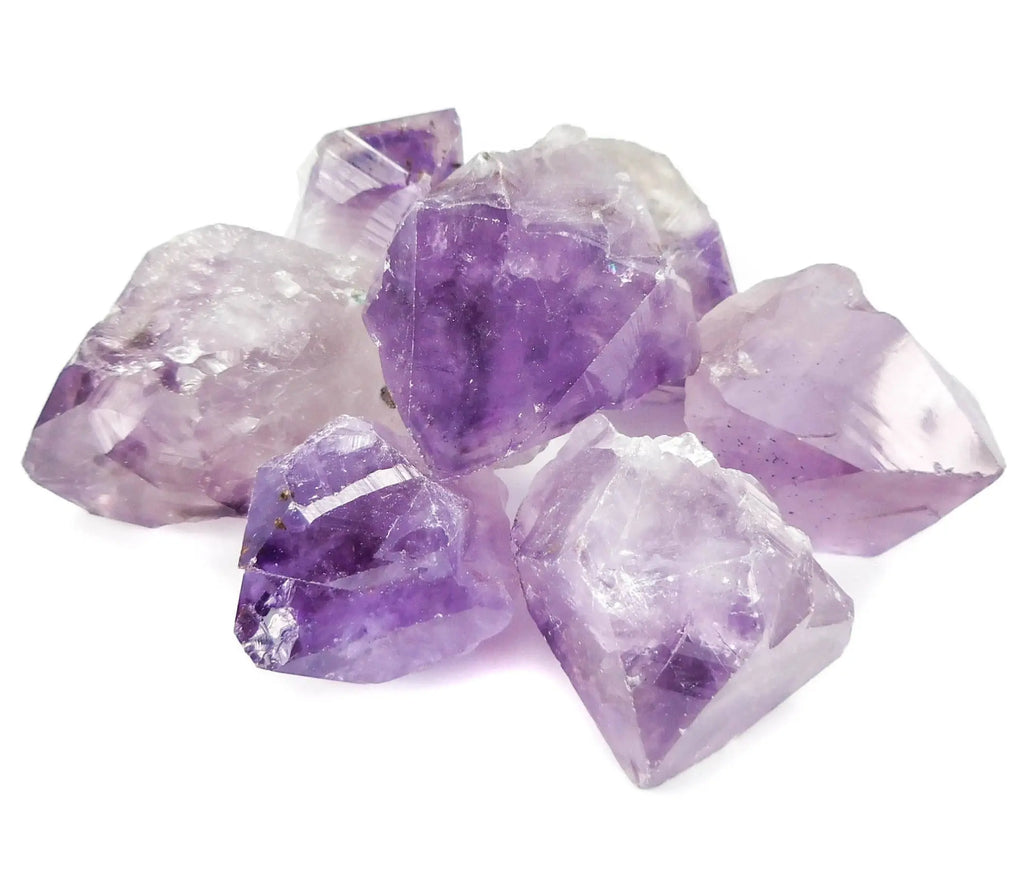 Large Purple Amethyst Crystal Points Rough Raw Gemstone Decor Supply | Home & Living > Home Decor > Home Accents > Rocks & Geodes | Wiccan Center