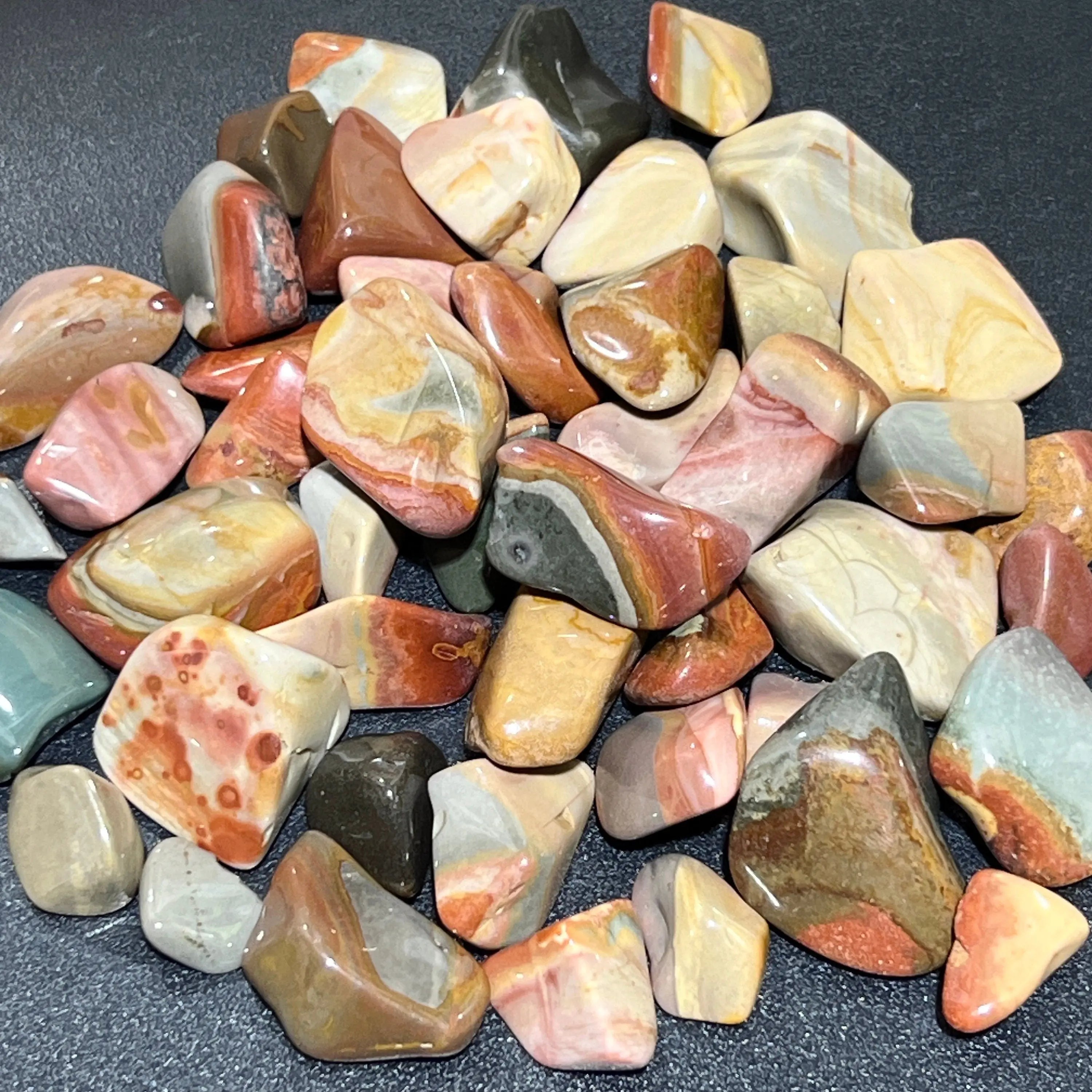 Desert Jasper Tumbled Stones (By The Piece Or Pound) Wholesale | Home & Living > Home Decor > Home Accents > Rocks & Geodes | Wiccan Center