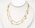 Vintage Galle 18K Yellow Gold Filled Heart Charms Necklace | Jewelry > Necklaces | Wiccan Center
