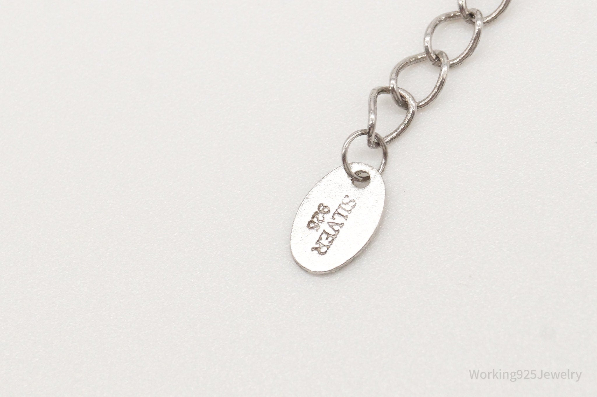 Vintage Cubic Zirconia Sterling Silver Necklace | Jewelry > Necklaces > Pendants | Wiccan Center