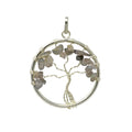 Labradorite Wire Wrapped Tree of Life Pendant - Sacred Geometry | Gemstone Jewelry > Pendants | Wiccan Center