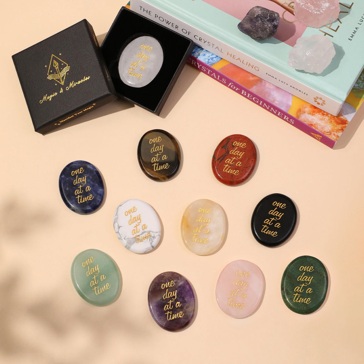 One Day at a Time Pocket Crystal Stone | Crystal Stone | Wiccan Center