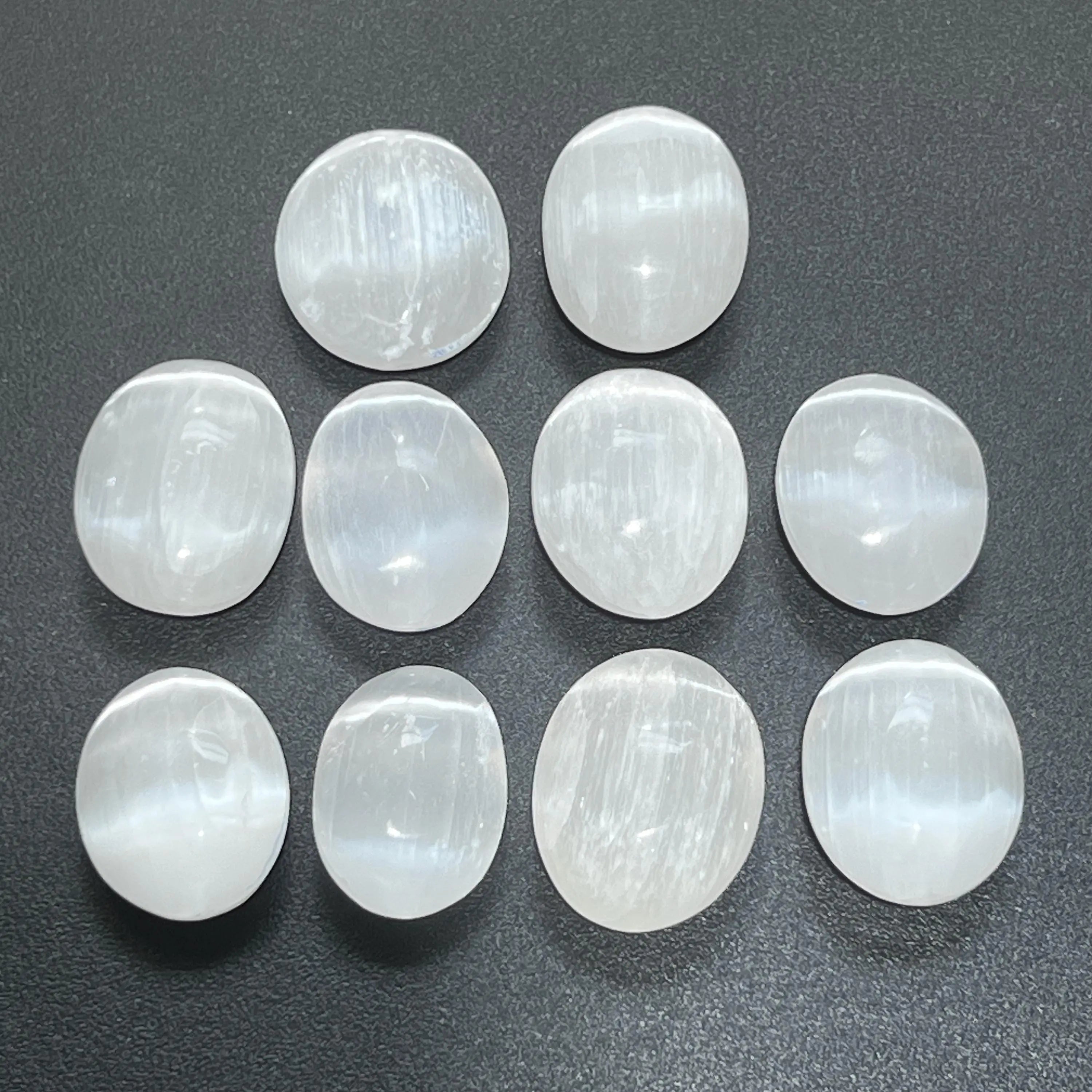 Selenite Crystal Mini Small Palm Stone Orb Carving Wholesale Bulk Gemstone Lot | Home & Living > Spirituality & Religion > Prayer Beads & Charms > Metaphysical Crystals | Wiccan Center