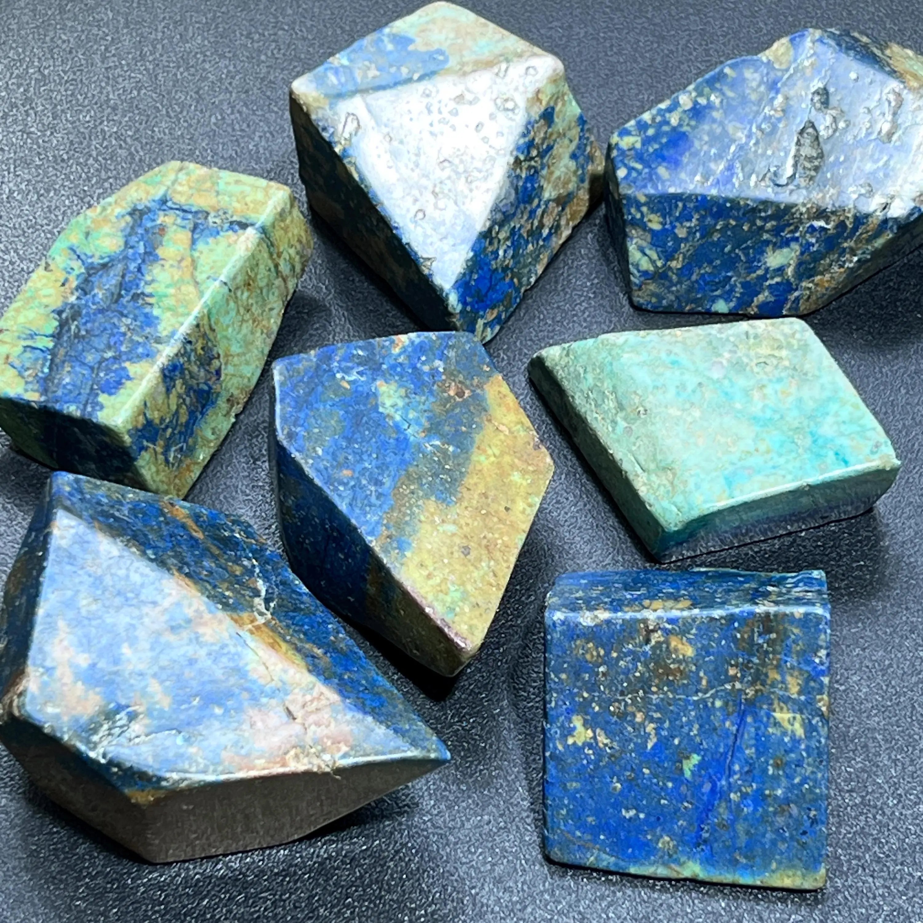 Azurite And Chrysocolla Free-form Shapes Carving Wholesale | Home & Living > Home Decor > Home Accents > Rocks & Geodes | Wiccan Center