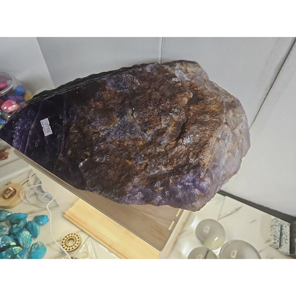 Large Natural Amethyst Geode Cluster — 36.3 lbs, Brazil | CrystalCloud Company | Geodes & Clusters | Wiccan Center