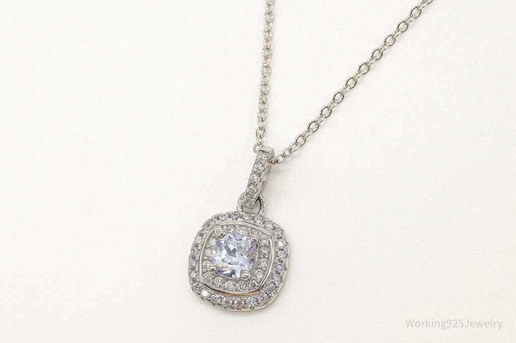 Designer Ryze Cubic Zirconia Sterling Silver Necklace | Jewelry > Necklaces > Pendants | Wiccan Center