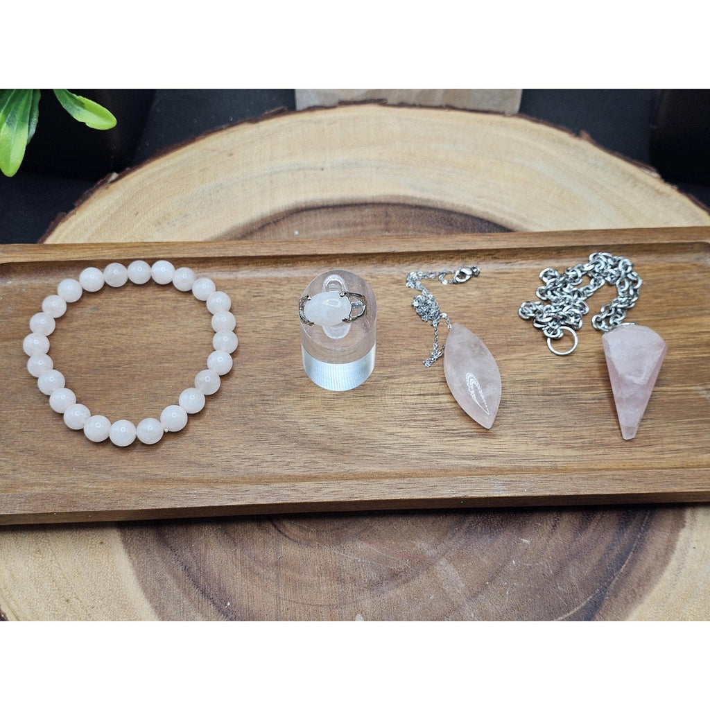 Jewelry Rose Quartz Set