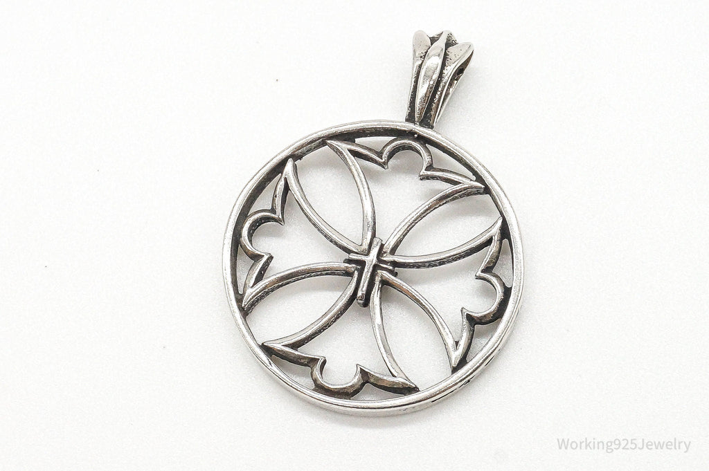 Vintage Cut Out Cross Sterling Silver Pendant | Jewelry > Necklaces > Pendants | Wiccan Center