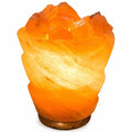 Funnel w/ Chunks Salt Lamp - 9.5" avg. - Cord, Bulb, Dimmer | | Wiccan Center