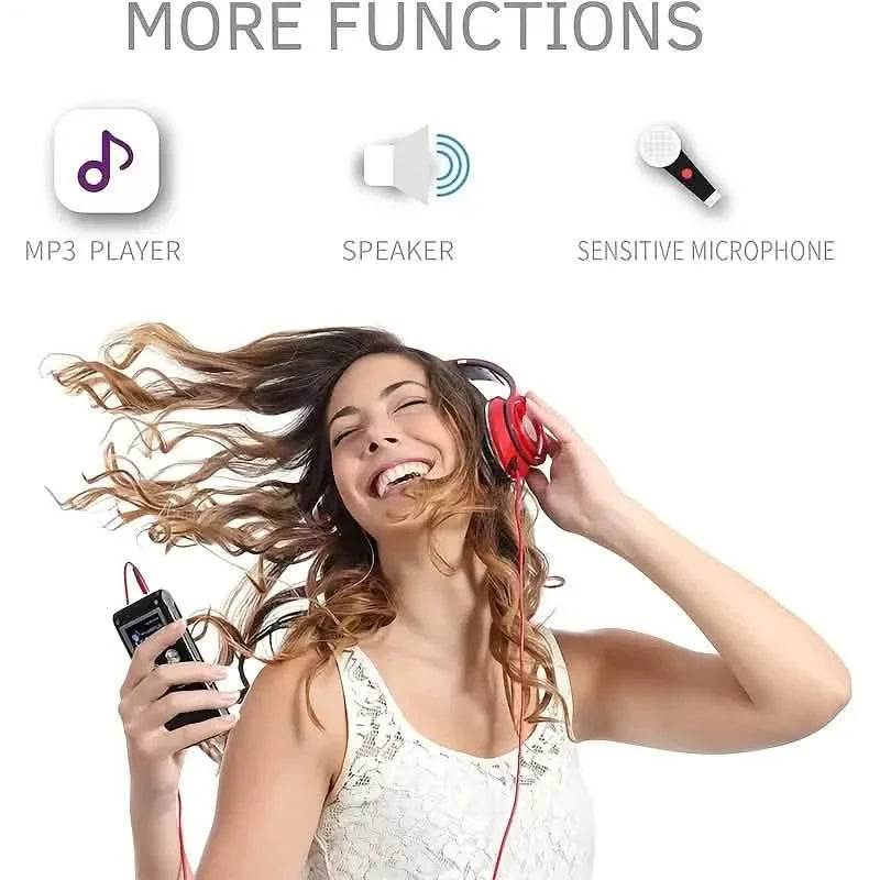 8GB Digital Voice Recorder & MP3 Player – Portable Audio for Meetings & Lectures | Audio Accessories | Wiccan Center
